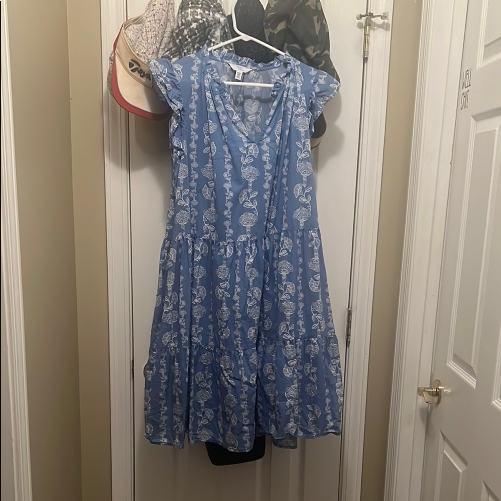 Blue Floral Dress